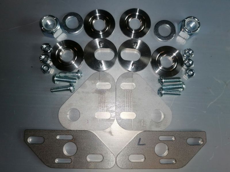 MGF and MGTF Stainless Steel Camber Adjuster Kit MK2 by Mike Satur