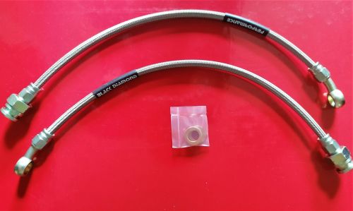 brake hose braided s/s - short mgf rear tf front&rear