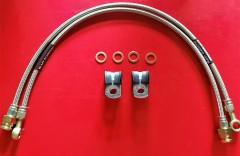 brake hose braided s/s - long mgf front