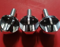 polished aluminium heater knobs