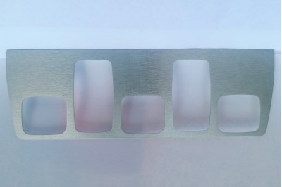 switch panel mk1 aluminium (no air con)